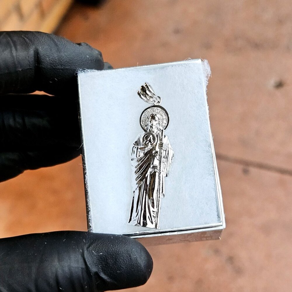 925 Silver Unisex ZC Saint Jude Pendant